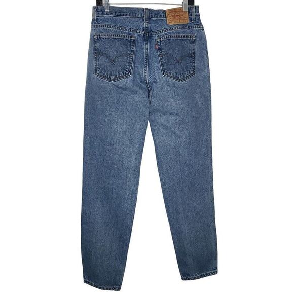 Vintage Levi's 512 Slim Fit Tapered Leg Medium Wash Jeans, Sz 14/30 Junior Long - Picture 11 of 11